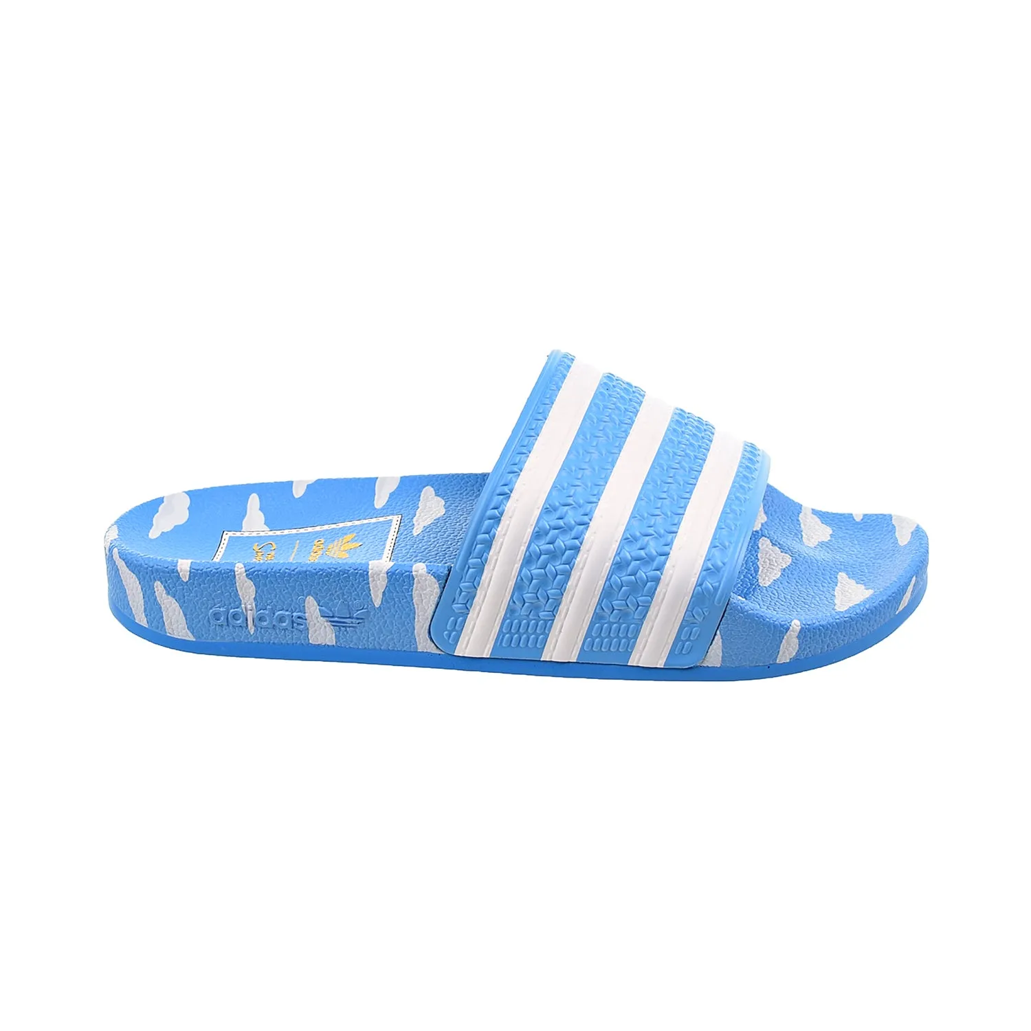 Adidas X The Simpsons Adilette Clouds Big Kids' Slides Blue-White