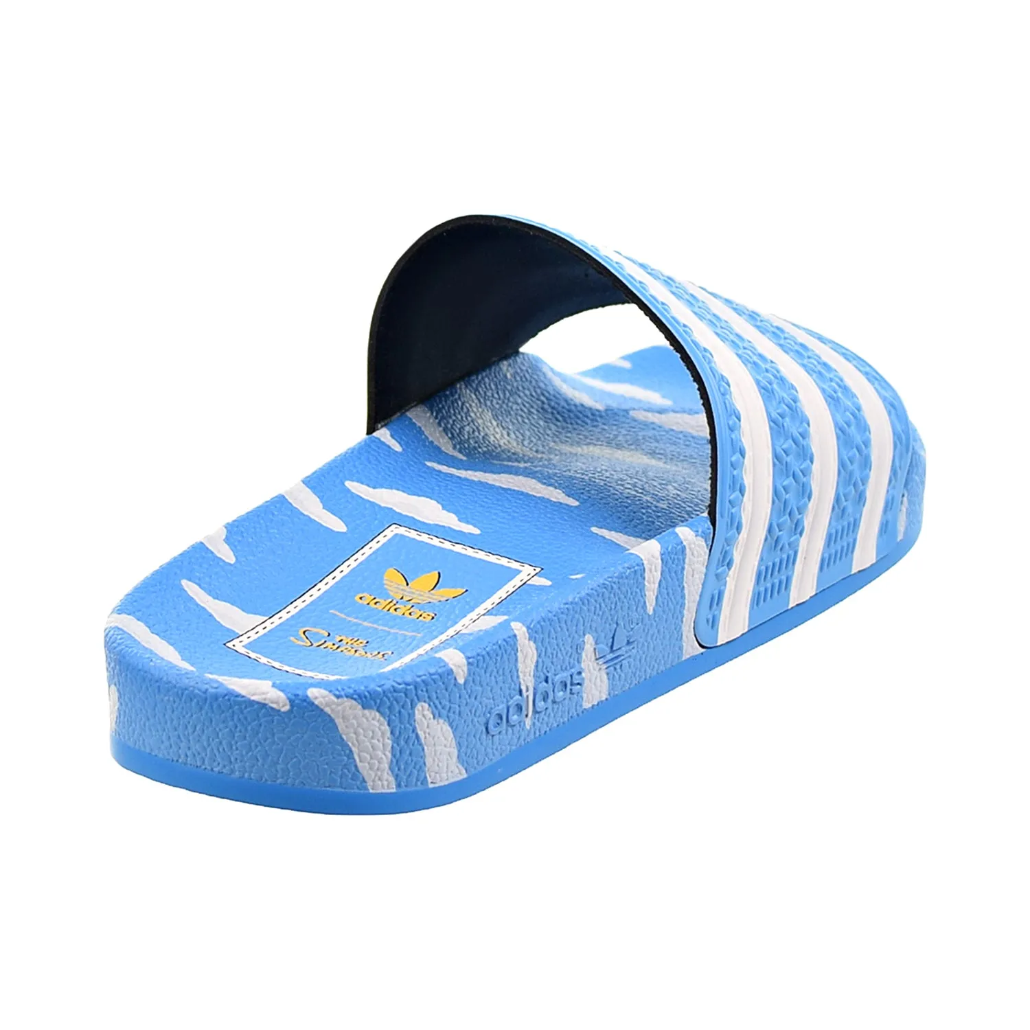 Adidas X The Simpsons Adilette Clouds Big Kids' Slides Blue-White