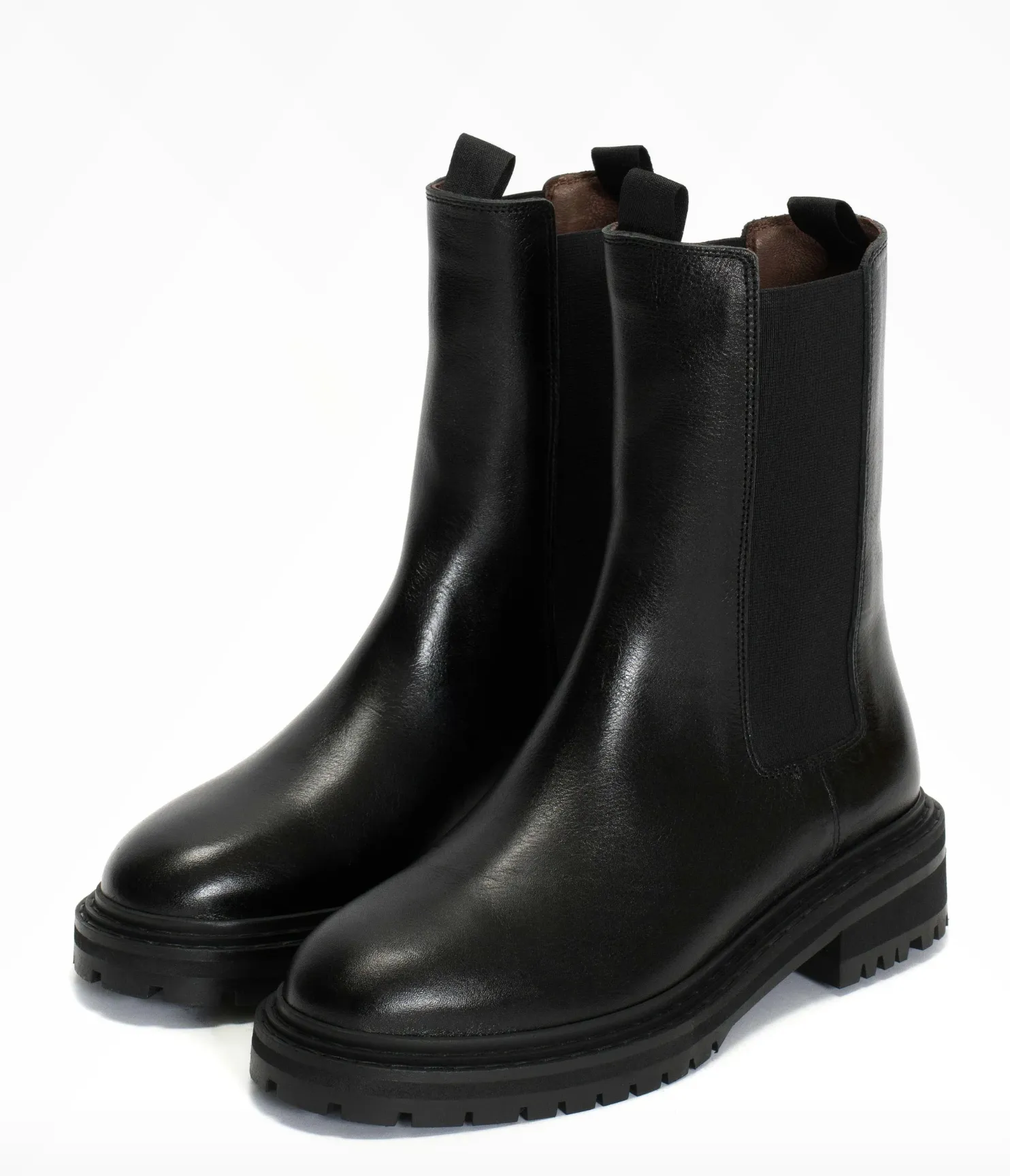 Anonymous Copenhagen Haily Black Leather Chelsea Boots