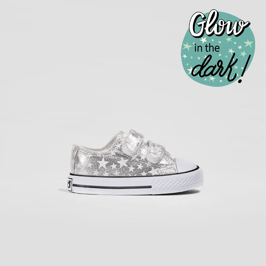 Babies Silver Stars Sneakers
