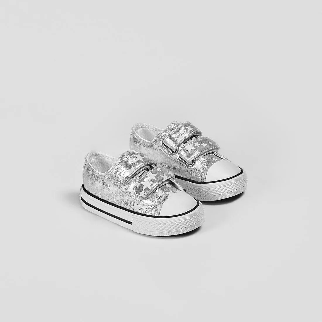 Babies Silver Stars Sneakers