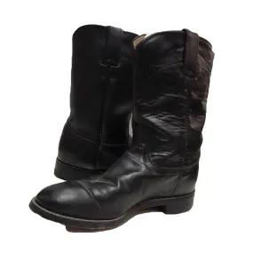 Black Shortie Cowboy Boots