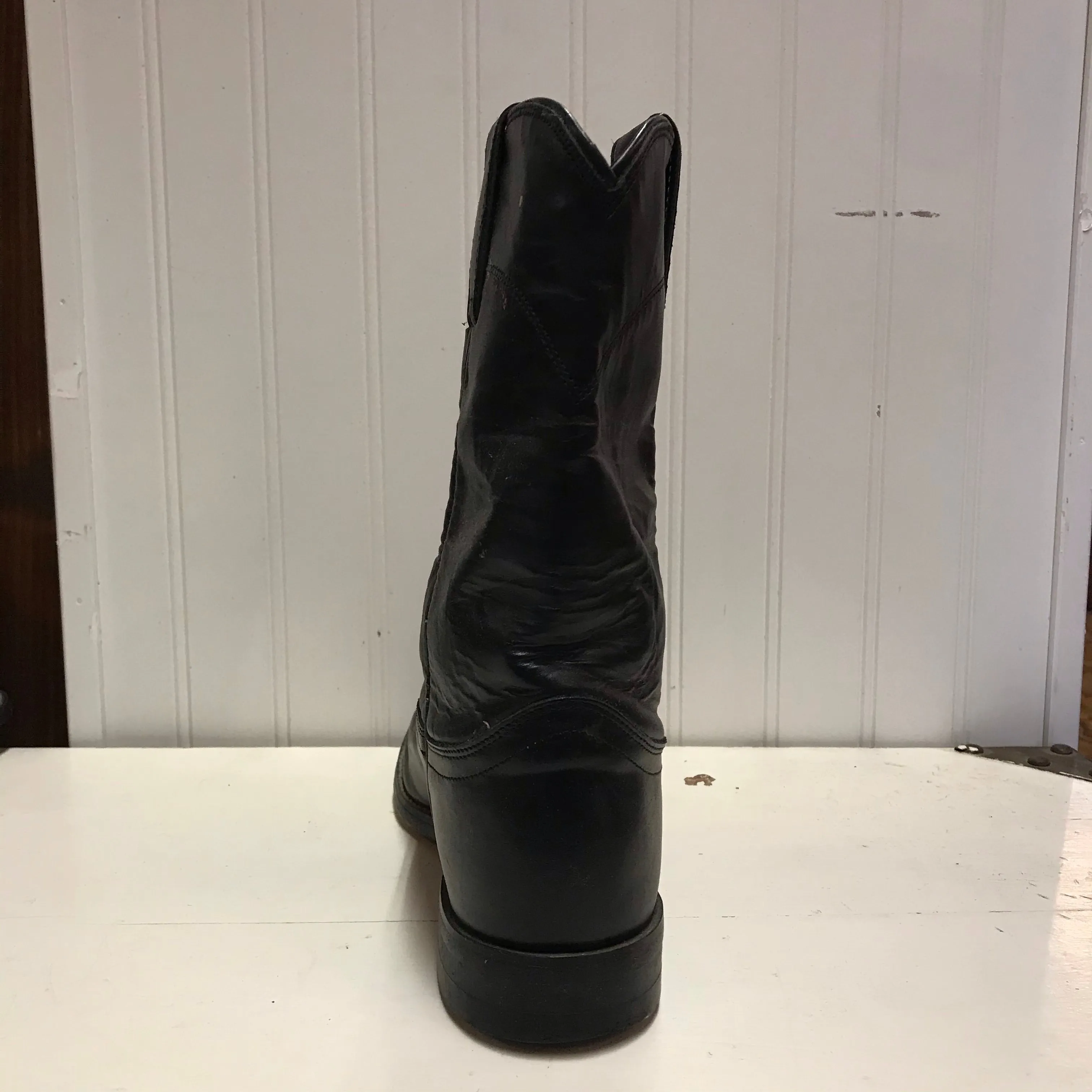 Black Shortie Cowboy Boots