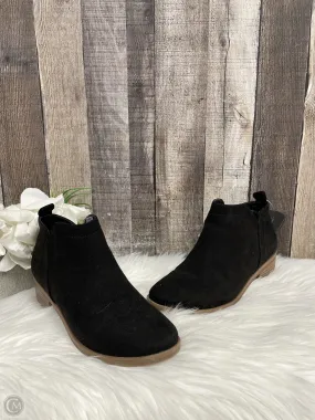 Boots Ankle Heels By Time And Tru In Black, Size: 7