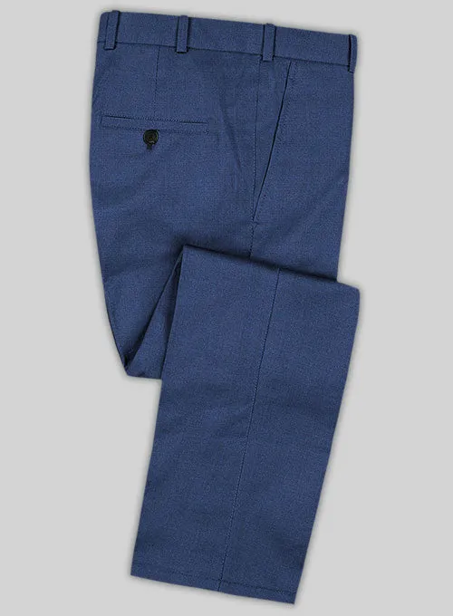 Caccioppoli Sun Dream Papina Casa Blue Wool Silk Suit