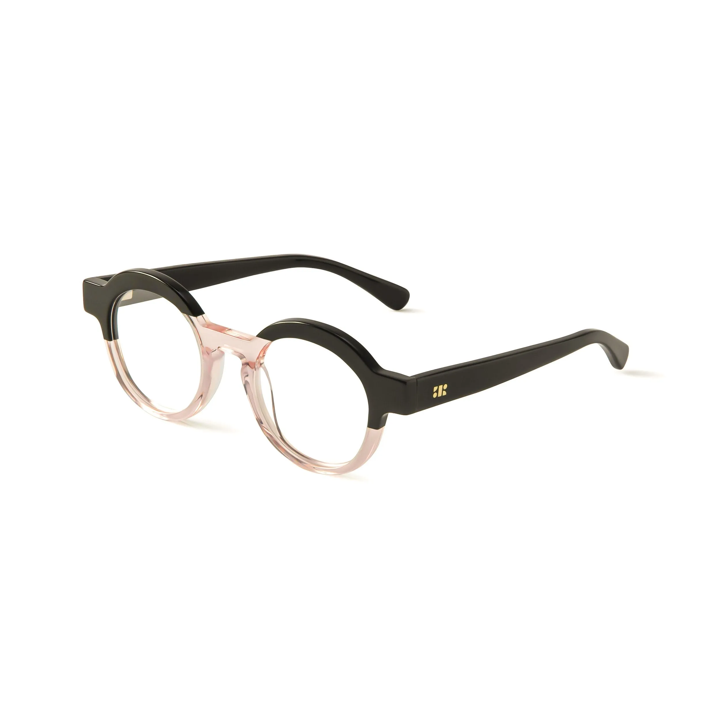 Charlotte Blue Light Black & Clear Pink