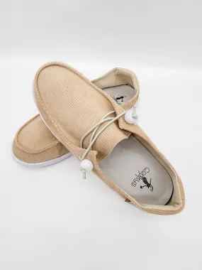 Corkys Kayak Tan Corduroy Boat Shoes