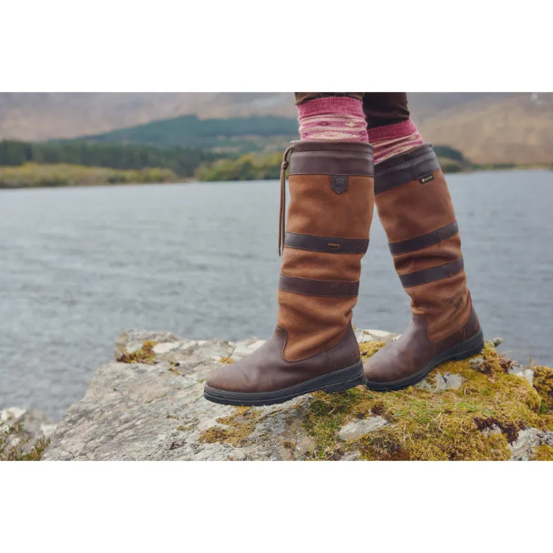 Dubarry Rolestown Fairisle Ladies Alpaca Boot Socks - Clover