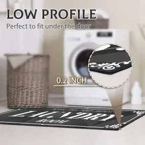 Durable Bathroom Rug - Light Grey, Non-Slip, Waterproof & Washable | DeriveMALL