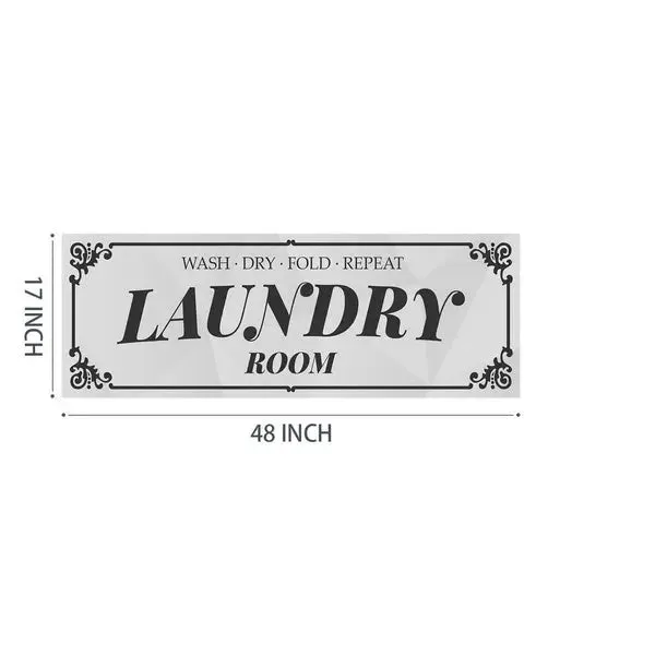 Durable Bathroom Rug - Light Grey, Non-Slip, Waterproof & Washable | DeriveMALL