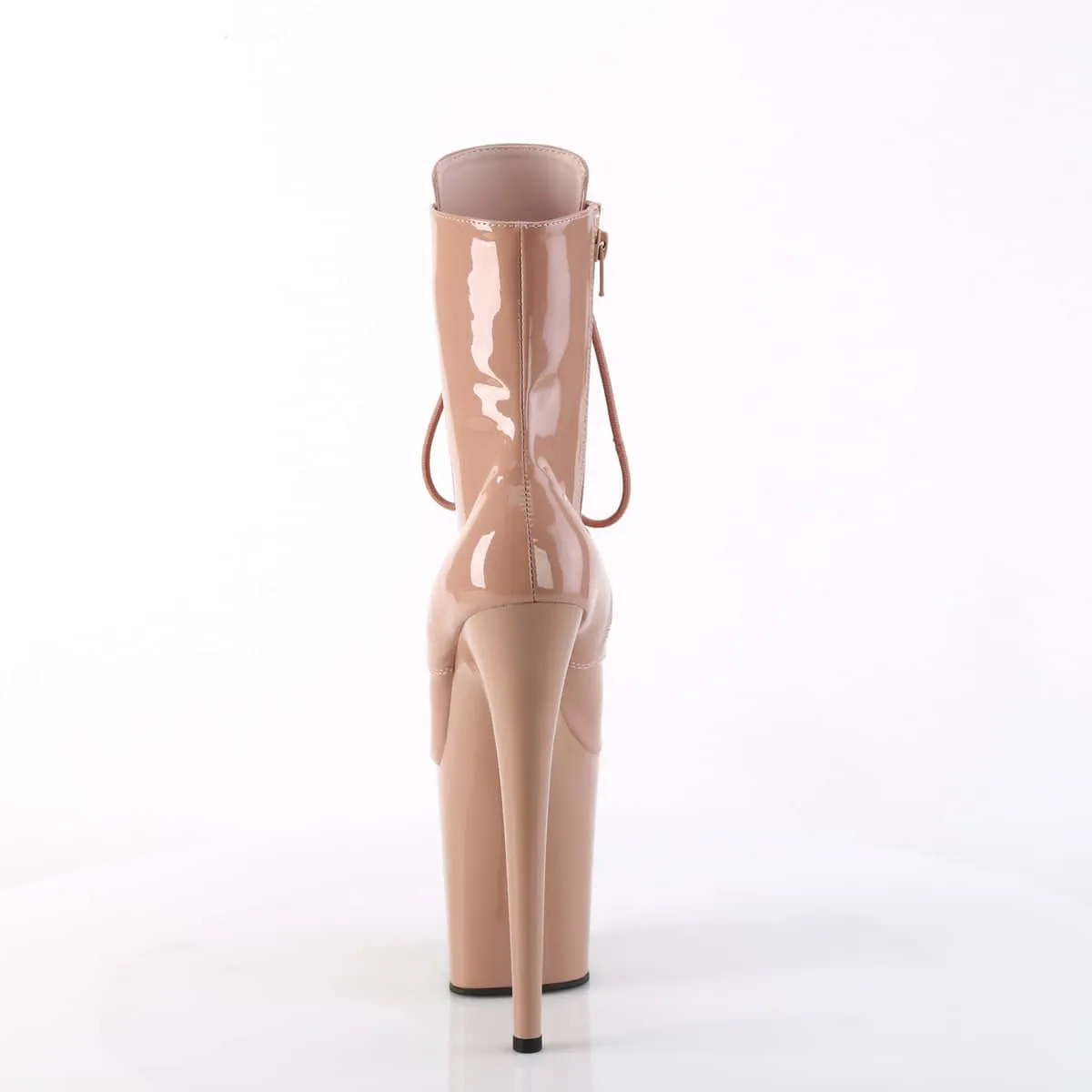 FLAMINGO-1020 Nude Calf High Boots