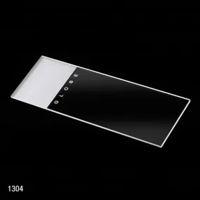 Globe Scientific Frosted Classic Microscope Slide, 90 Corners, Ground Edges, 25 x 75mm