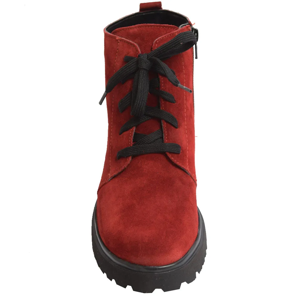H-Luise Lace/Zip Red