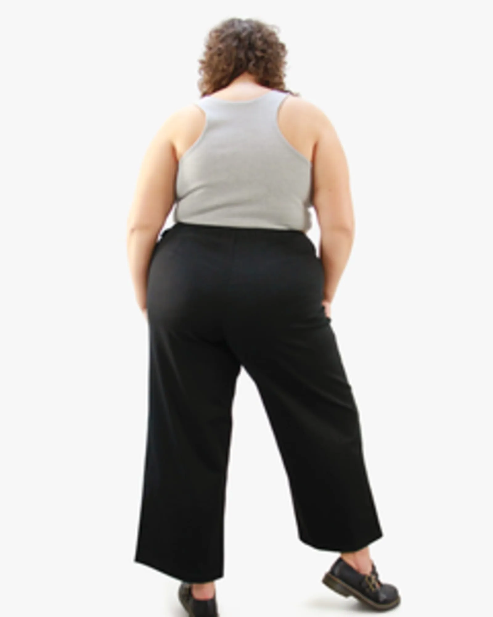 Heart Belted Pant | BLACK