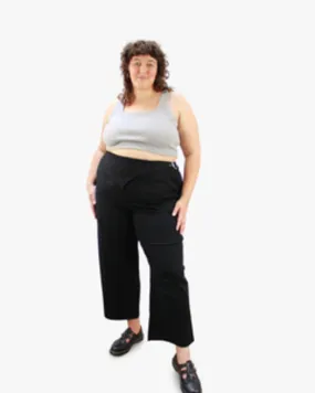 Heart Belted Pant | BLACK