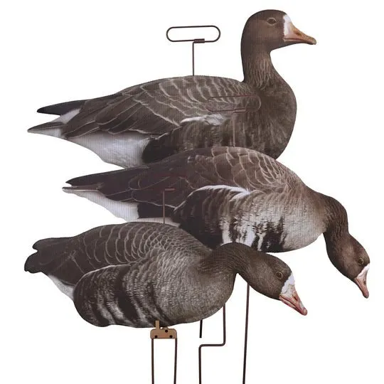 Higdon FLATS Specklebelly Goose Motion Silhouette Decoys 12 Pack