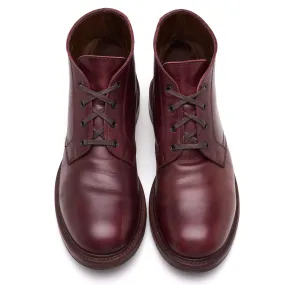 JOHN LOFGREN Steadfast Chukka Boots French Calfskin Burgundy Shoes US 10.5