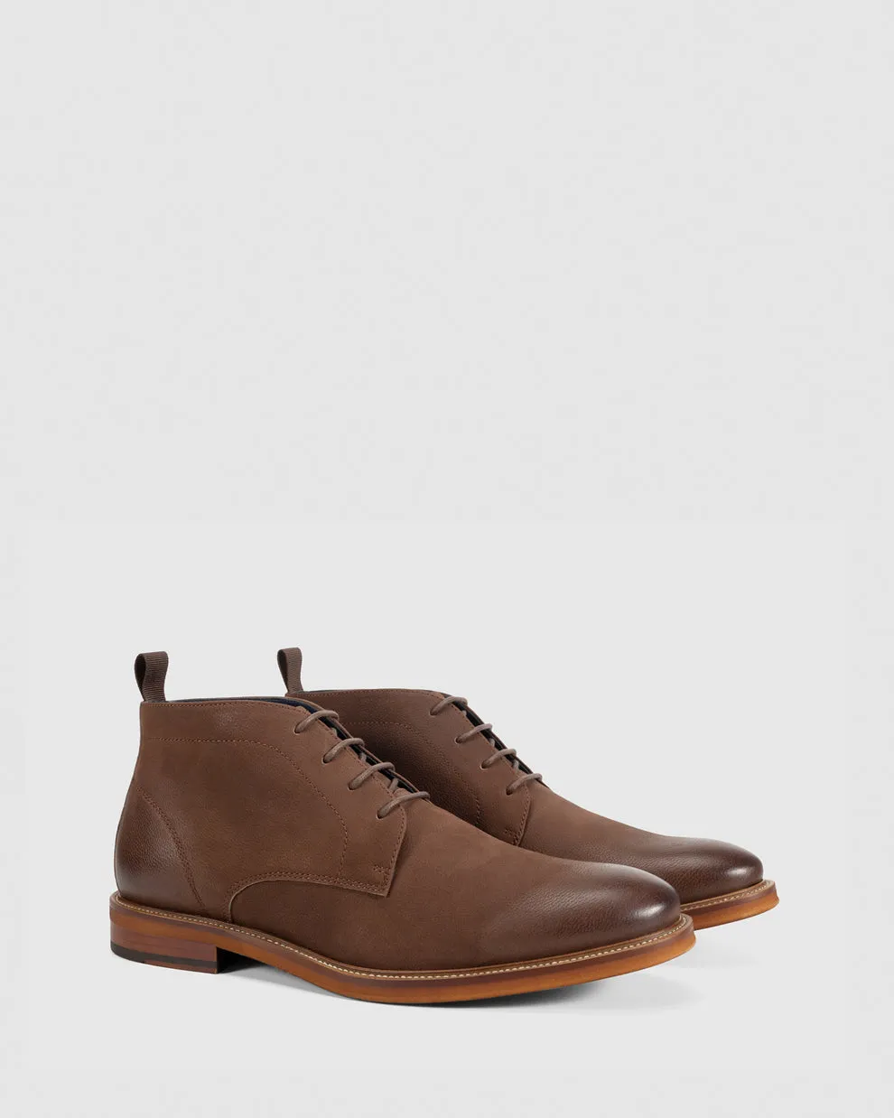 JULIUS MARLOW Uphold Boot - Coffee Tumble Nubuck