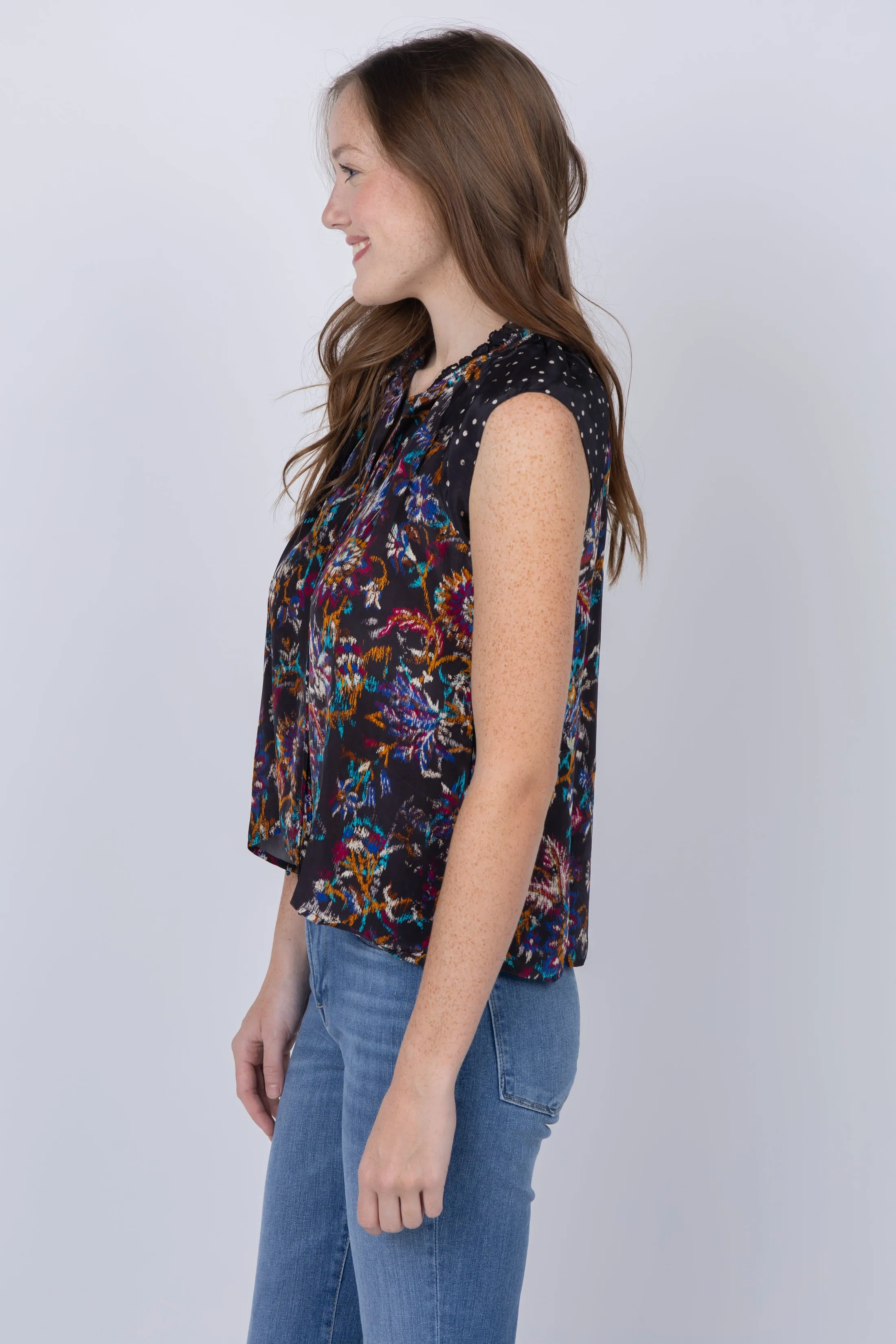 Maria Cher Jujuy Keyla Top in Black Dahlia
