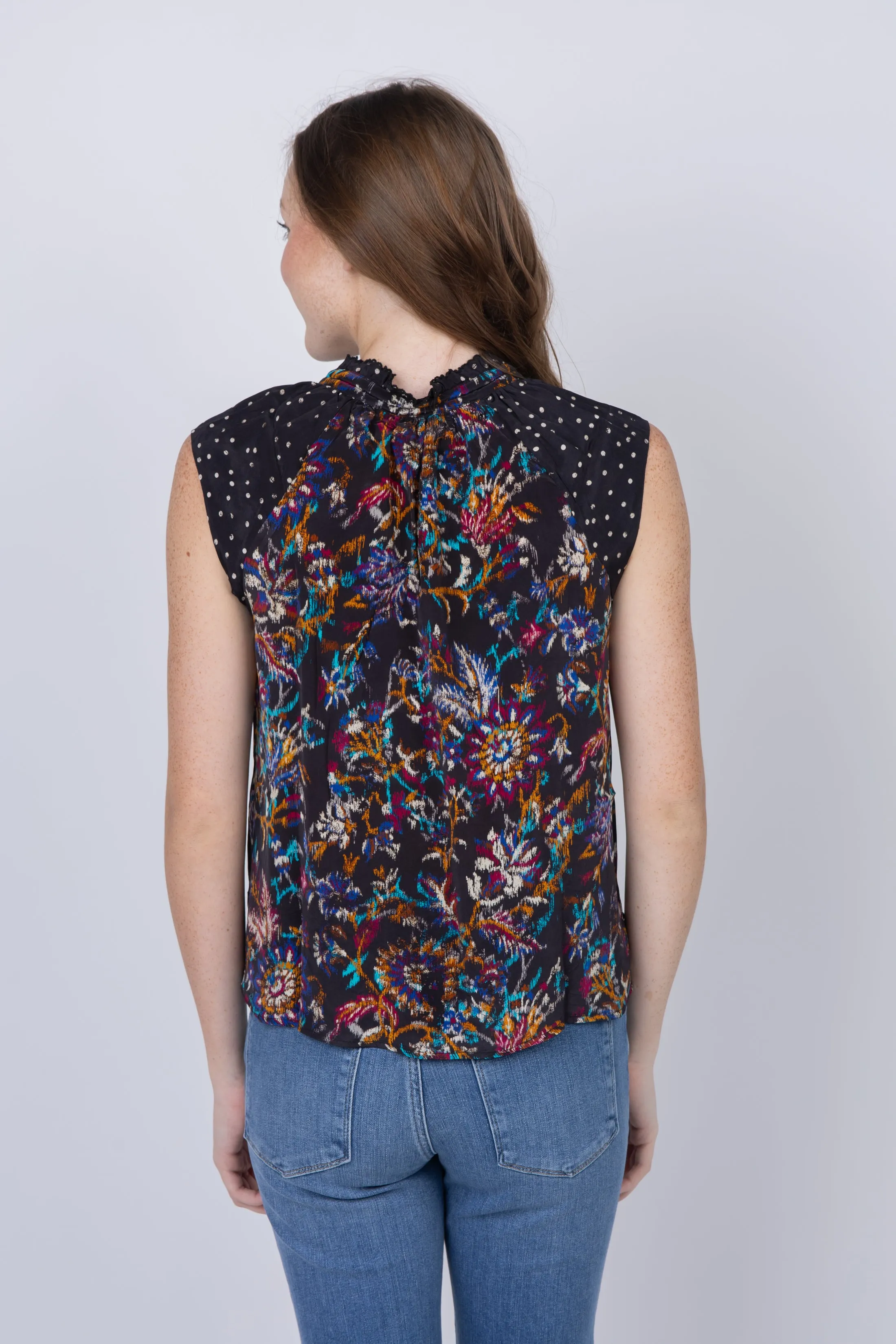 Maria Cher Jujuy Keyla Top in Black Dahlia