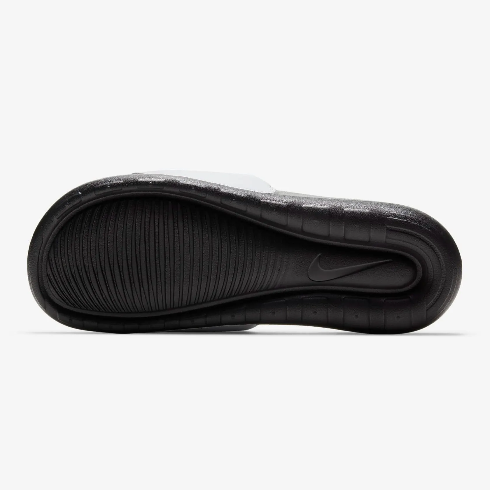 Men's Nike Victori One "Mismatch" Slides (White/Black)(DD0234-100)