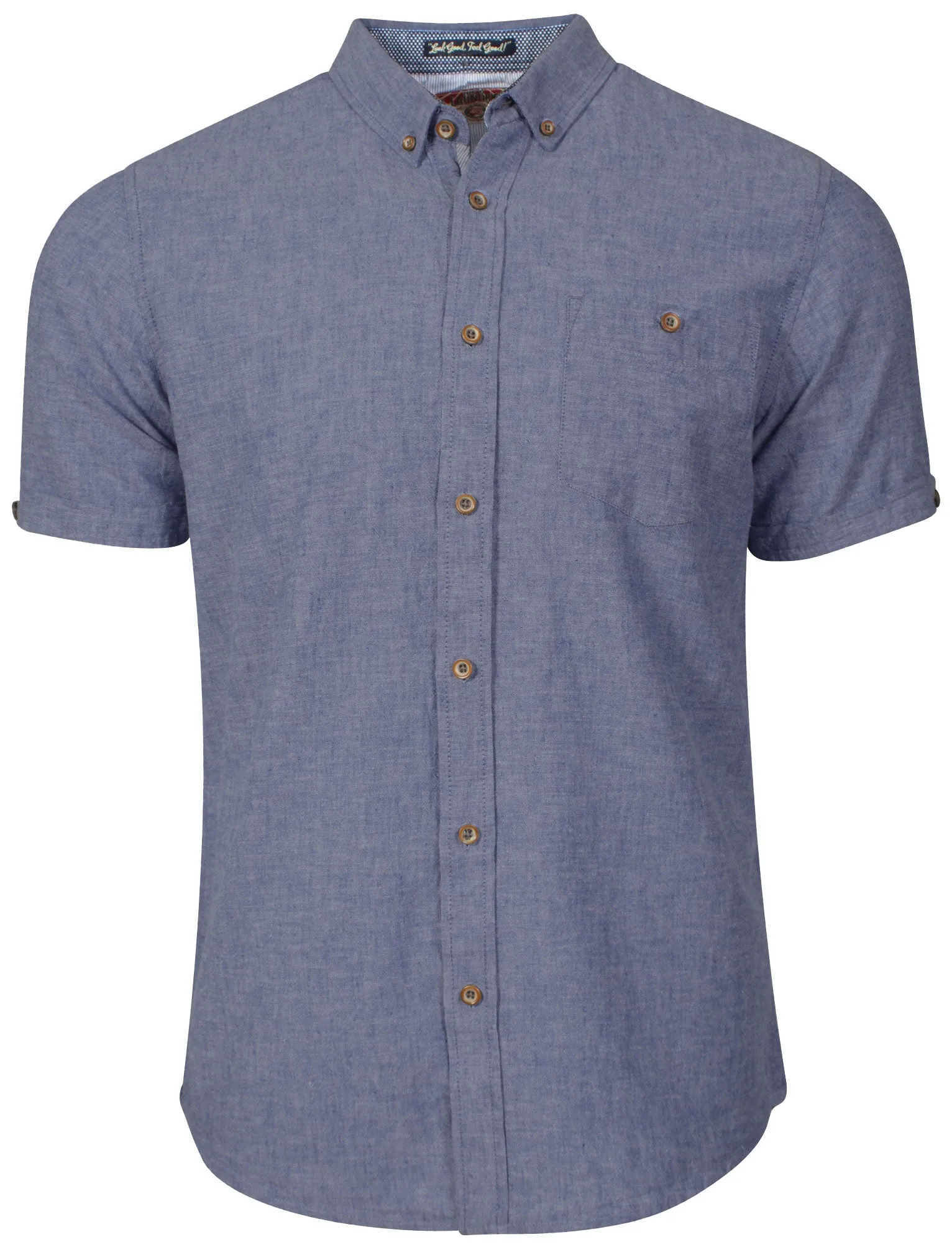 Morales Medieval Blue Dyed Shirt - Tokyo Laundry