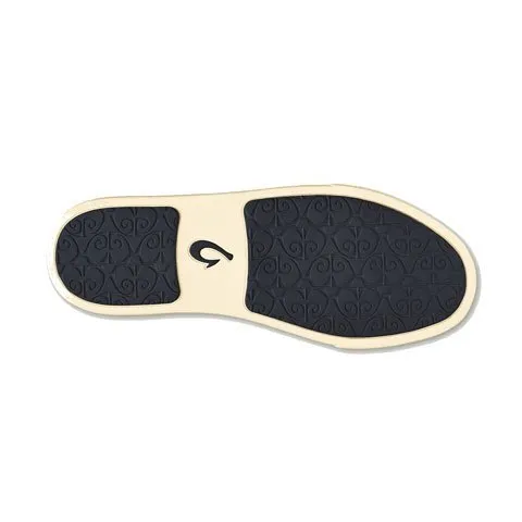 OluKai Pehuea Pa'I Slip On (Women) - Lava Rock/Off White