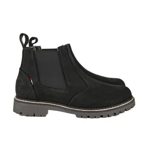 Omnio Chelsea Boots in Black Suede