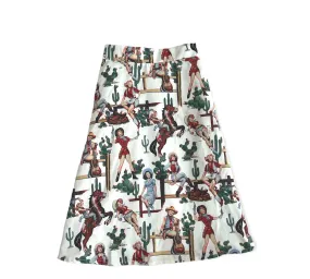 Pin Up Girl Maxi Skirt Kid (6-7)