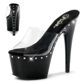 Pleaser Adore 701LS Womens 7 Inch Heel, Platform Mules/Slip-Ons