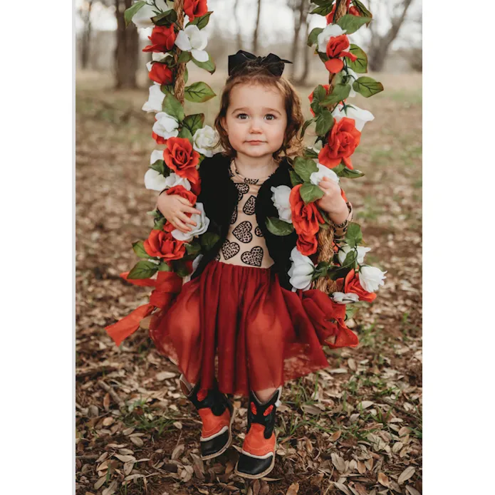 "Ruby" Rose Toddler Boots
