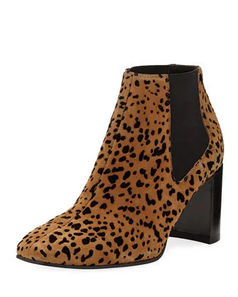 RAG & BONE ASLEN CHEETAH PRINT SUEDE BOOTIES
