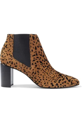 RAG & BONE ASLEN CHEETAH PRINT SUEDE BOOTIES