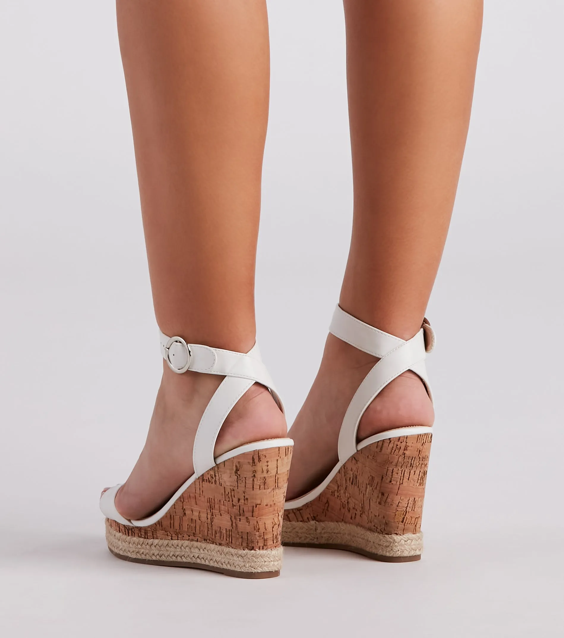 Ready For Brunch Cork Espadrille Wedges