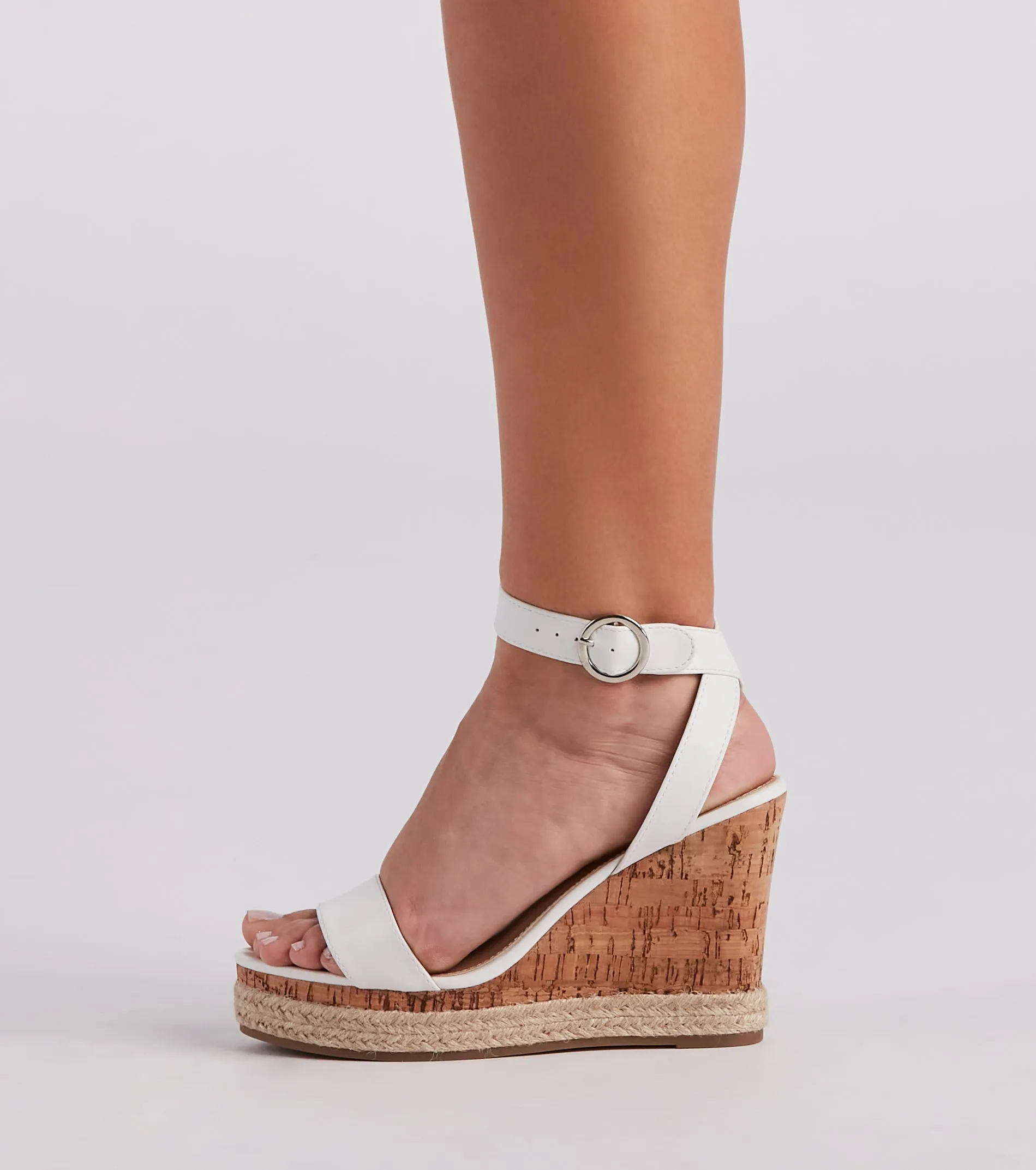 Ready For Brunch Cork Espadrille Wedges