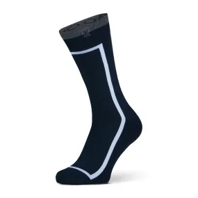 Rome herensokken Marine & White