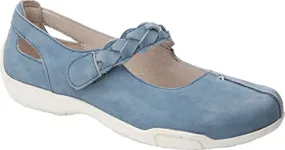 Ros Hommerson Women's Camry Mary Jane,Light Blue Nubuck,US 9.5 N