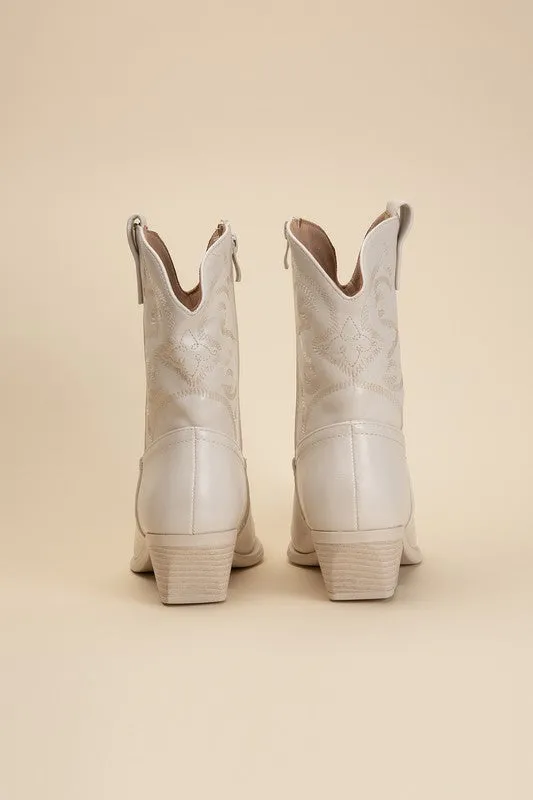 Sale - Metallic Westen Booties