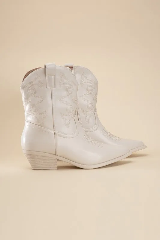 Sale - Metallic Westen Booties