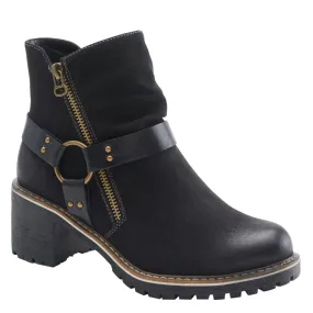Spring Step Shoes Patrizia Firewood Women's Leather O Ring Harness Boots