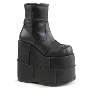 STACK-201 Demoniacult Alternative Footwear Unisex Platform Ankle Boots
