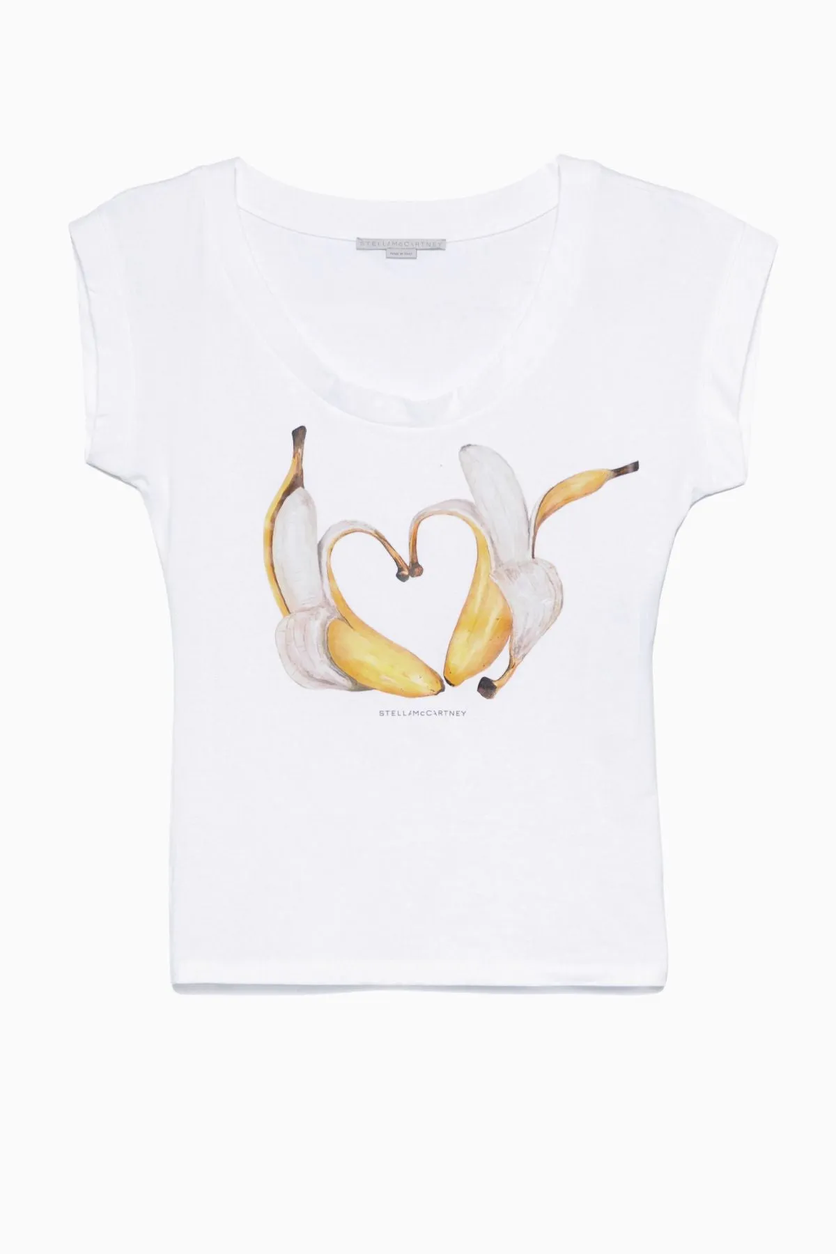 Stella McCartney Banana T-Shirt - Pure White