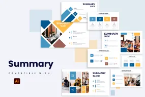 Summary Illustrator Infographic Template