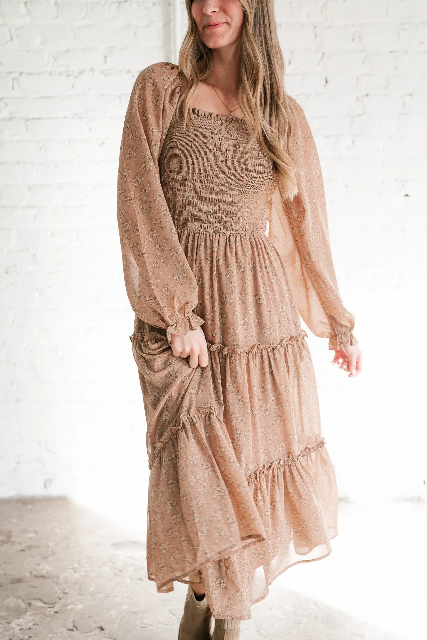 Sway With Me Floral Tiered Dress