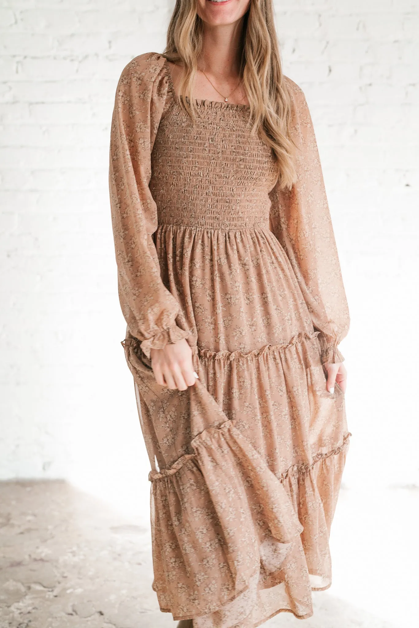 Sway With Me Floral Tiered Dress