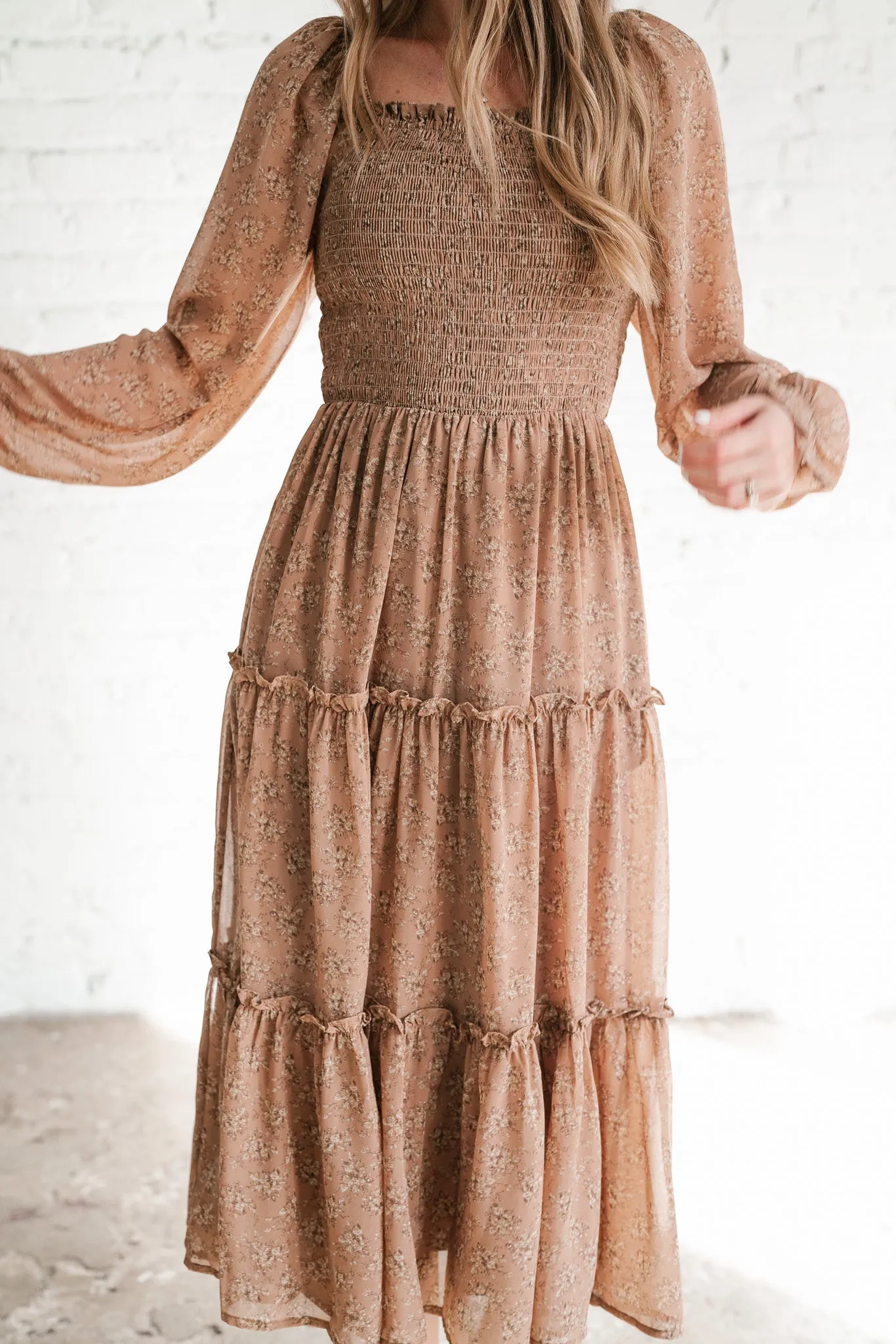 Sway With Me Floral Tiered Dress