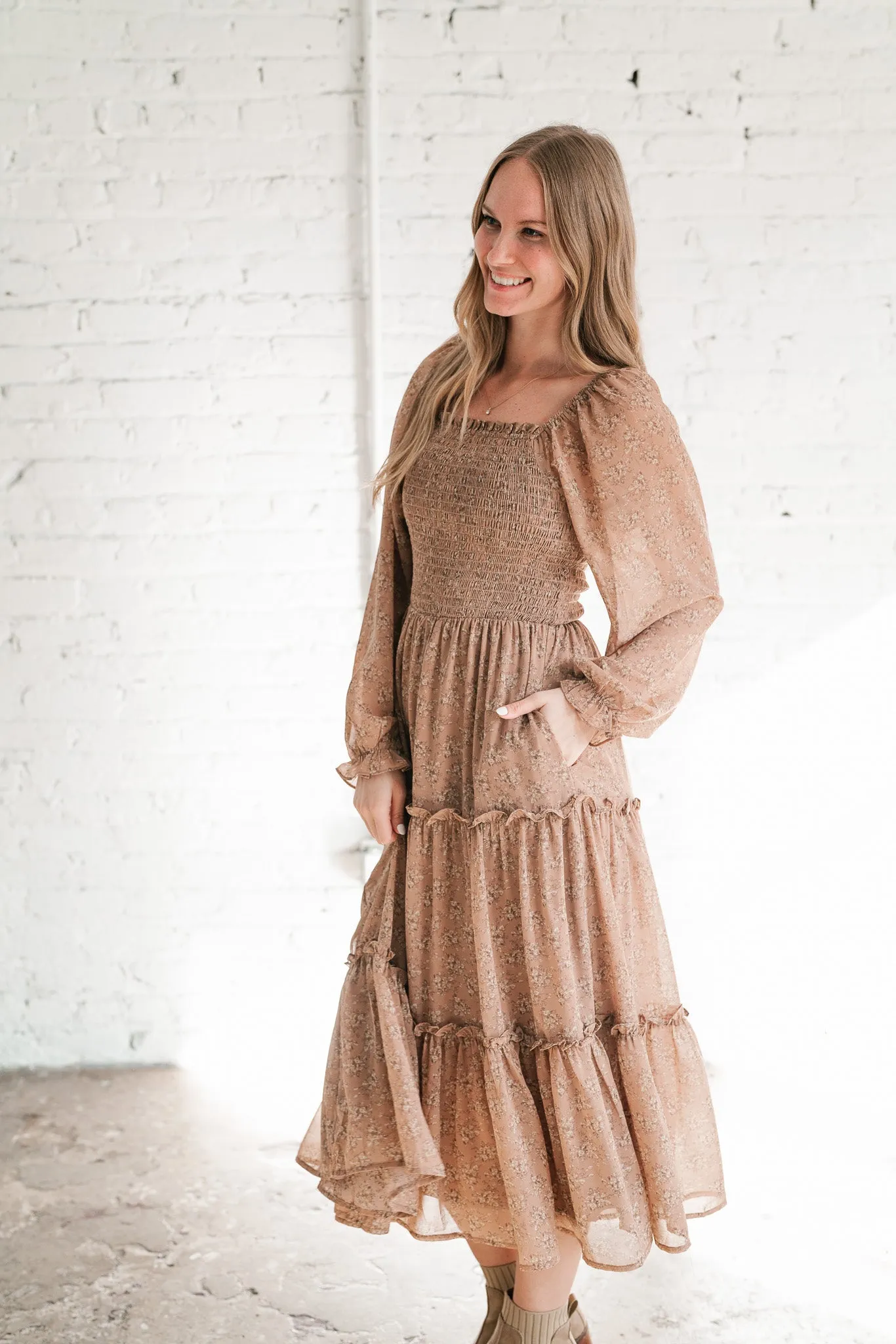 Sway With Me Floral Tiered Dress