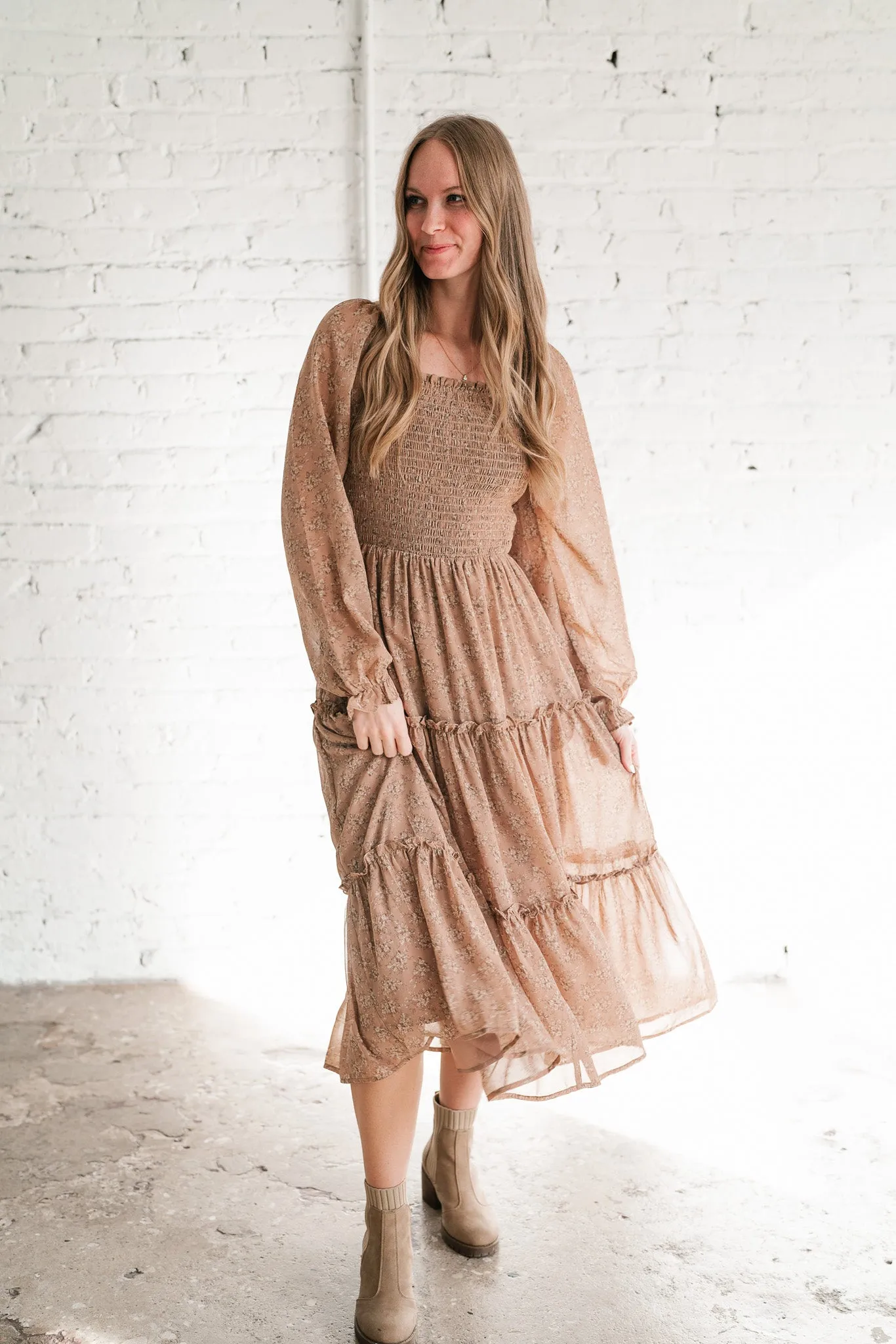 Sway With Me Floral Tiered Dress