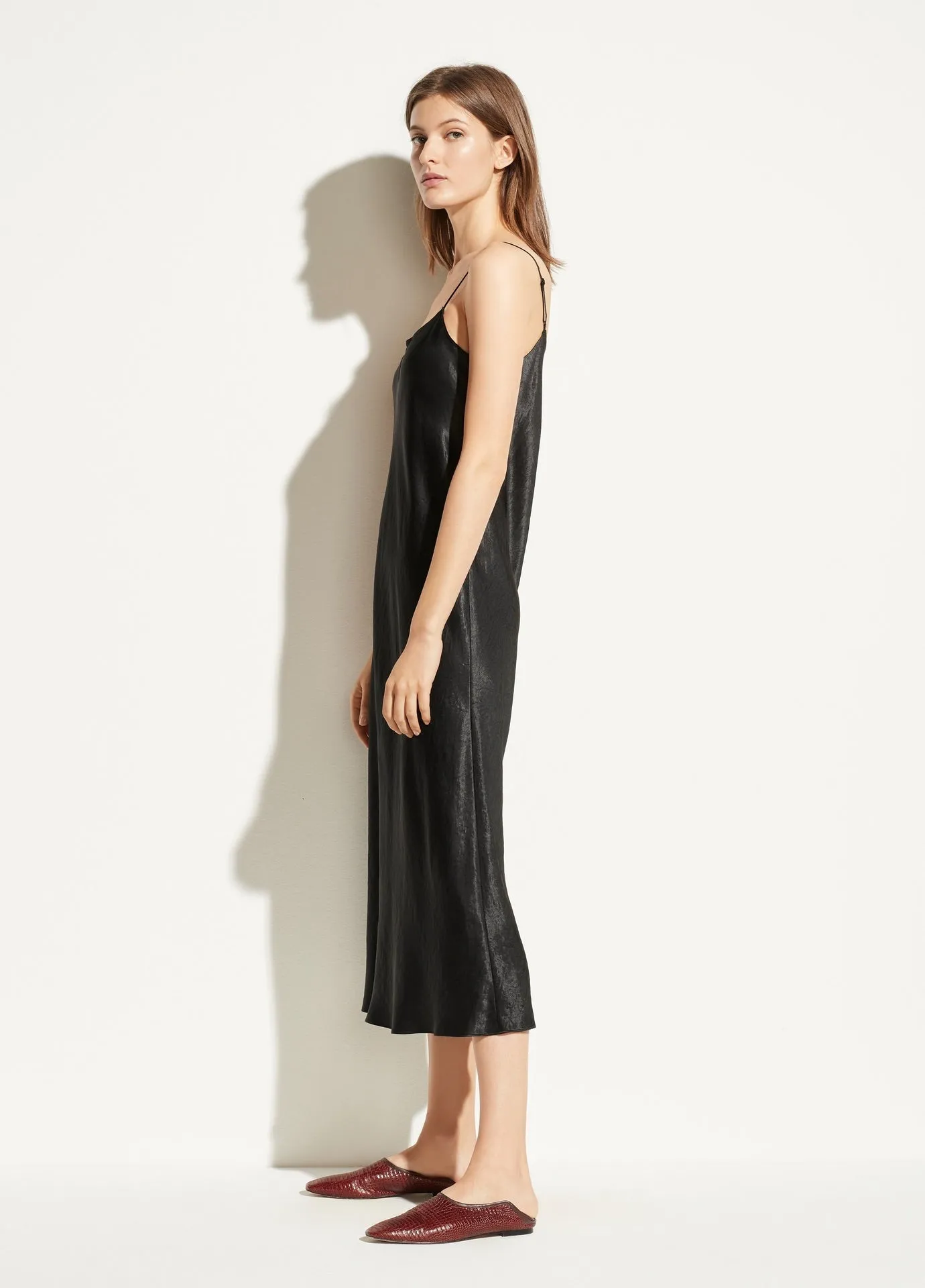 VINCE SLIPDRESS BLACK