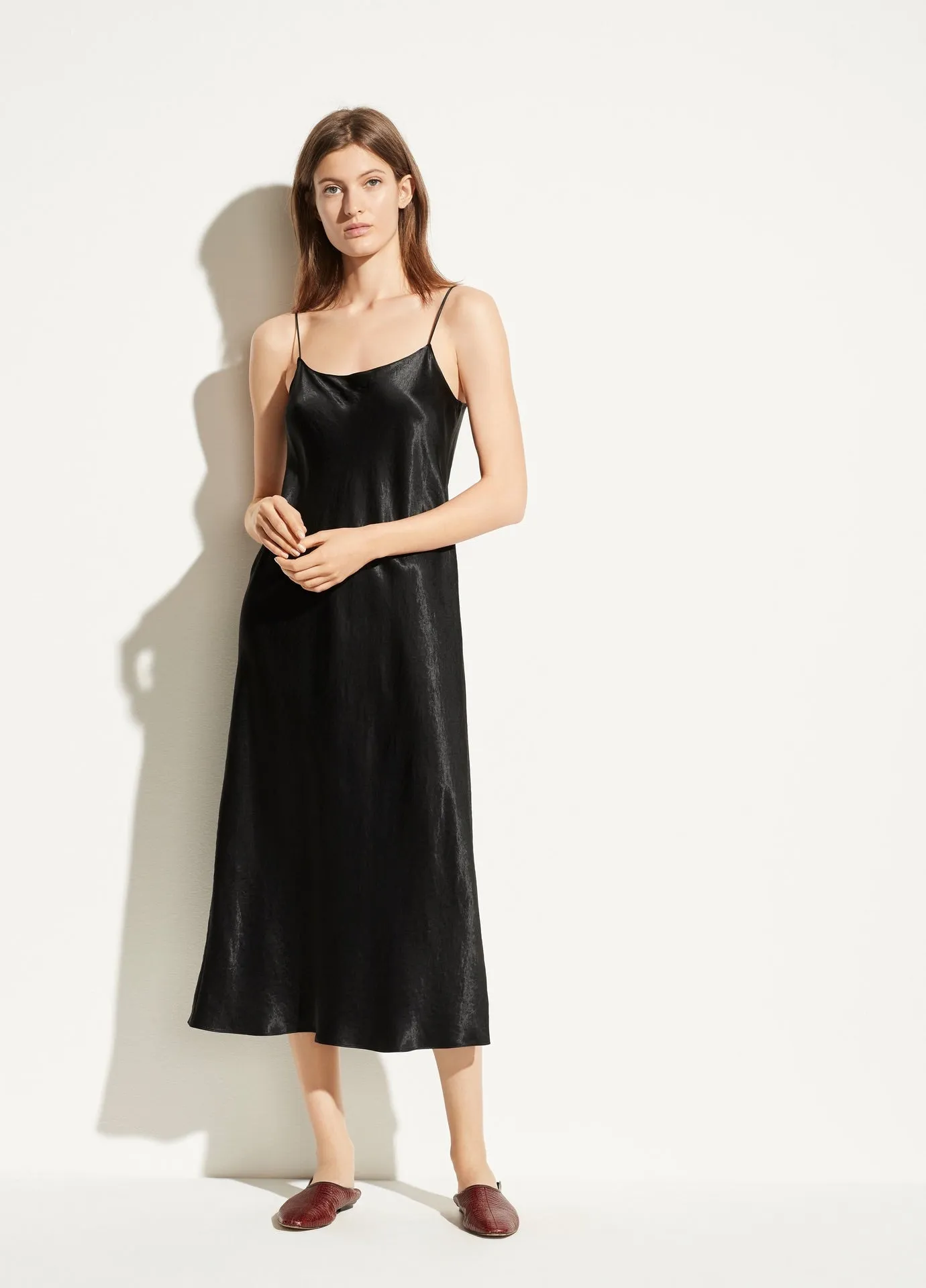 VINCE SLIPDRESS BLACK
